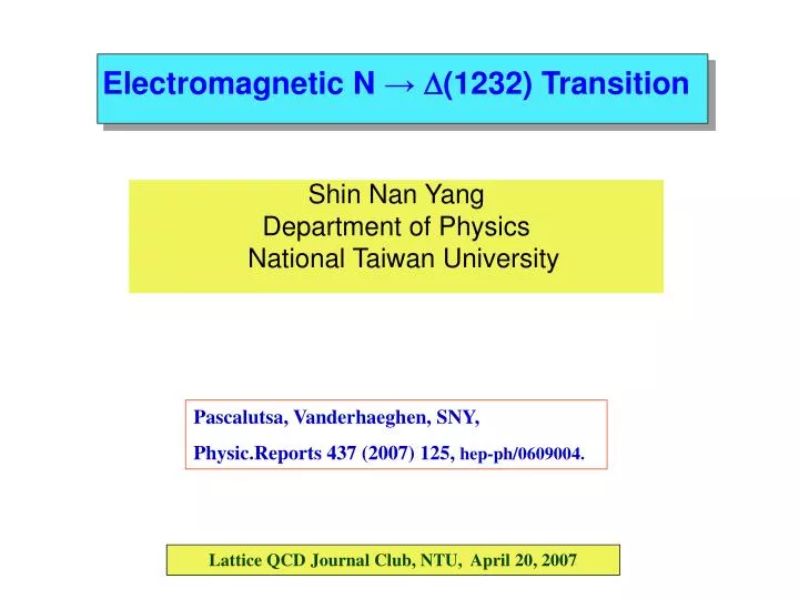 electromagnetic n 1232 transition