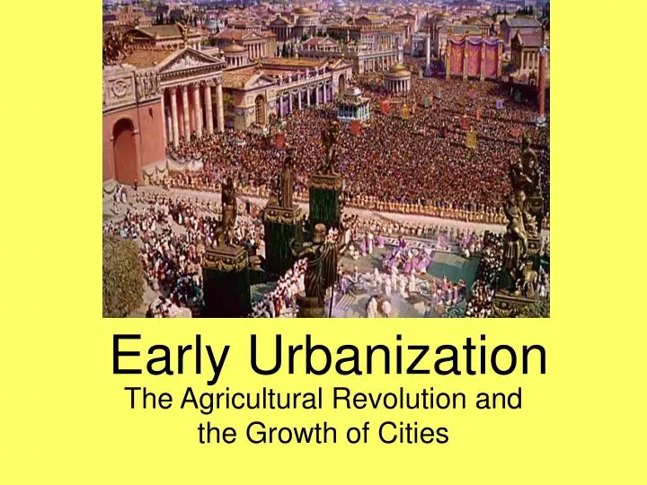 early urbanization