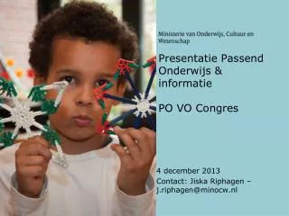 presentatie passend onderwijs informatie po vo congres