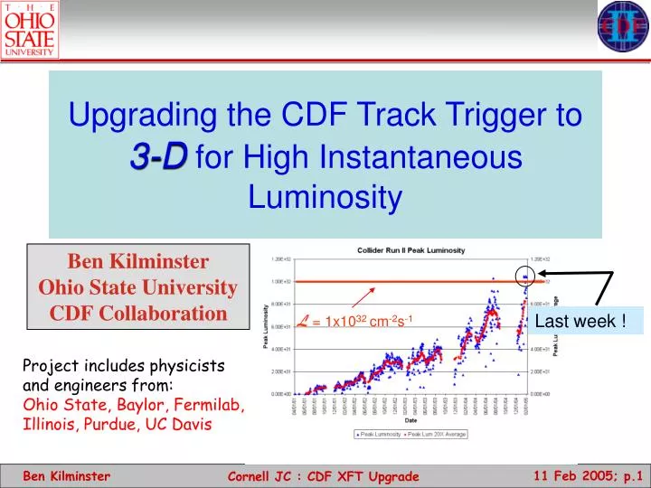 upgrading the cdf track trigger to 3 d for high instantaneous luminosity