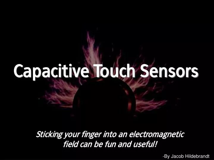 capacitive touch sensors