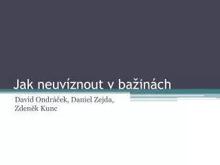 jak neuv znout v ba in ch