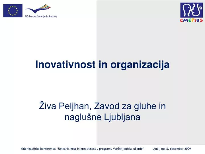 inovativnost in organizacija