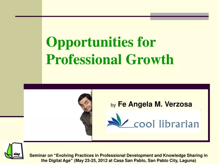 opportunities for professional growth