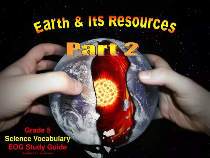 grade 5 science vocabulary eog study guide updated 5 9 11 nvalentine