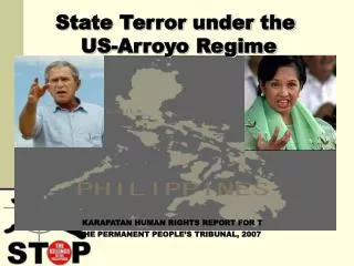 State Terror under the US-Arroyo Regime