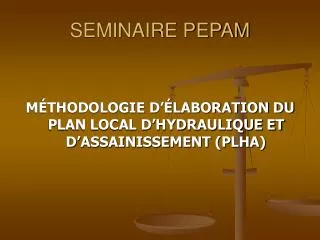 seminaire pepam