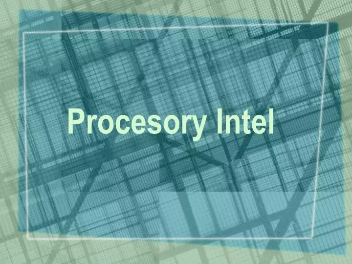 procesory intel