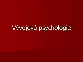 v vojov psychologie