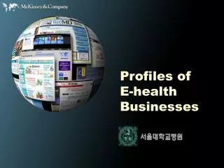 Profiles of E-health Businesses