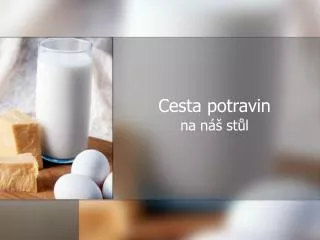 cesta potravin