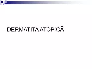 dermatita atopic