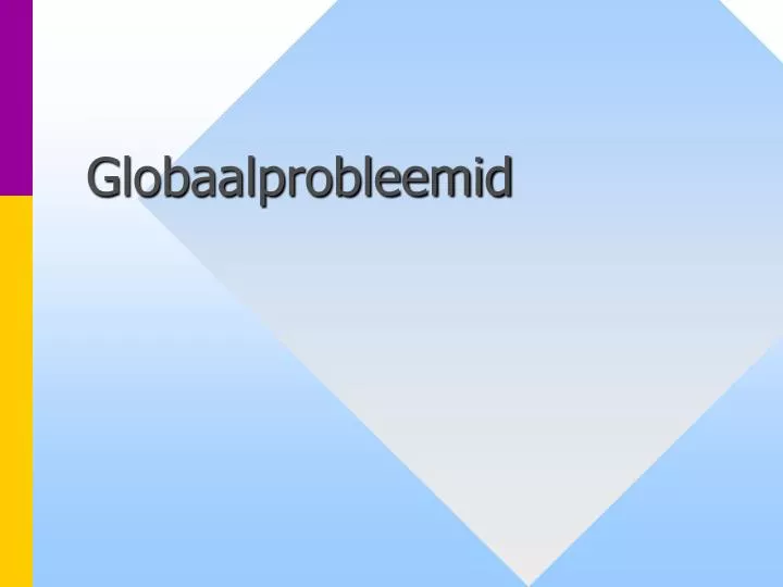 globaalprobleemid