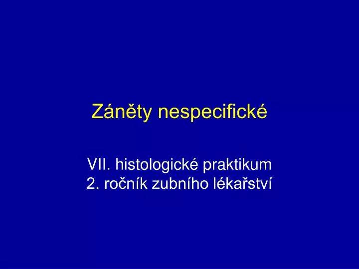 z n ty nespecifick