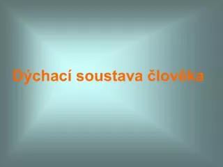 d chac soustava lov ka