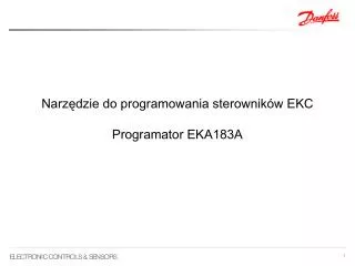 narz dzie do programowania sterownik w ekc programator eka183a