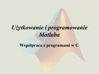 wsp praca z programami w c