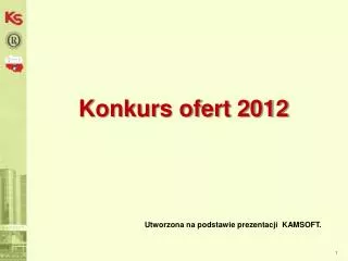 Konkurs ofert 2012