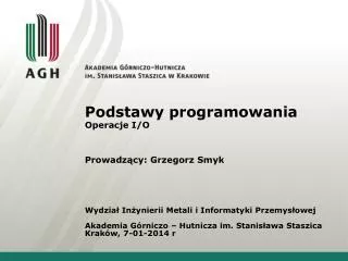 podstawy programowania