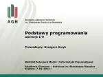 Podstawy programowania - slide 1