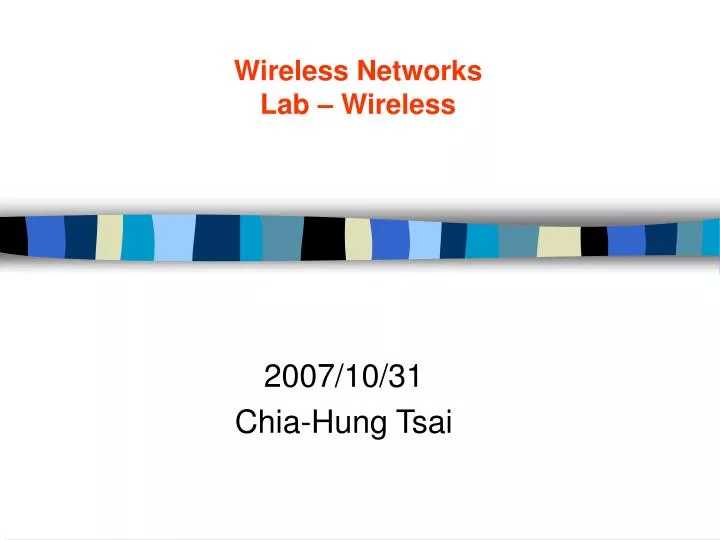 wireless networks lab wireless