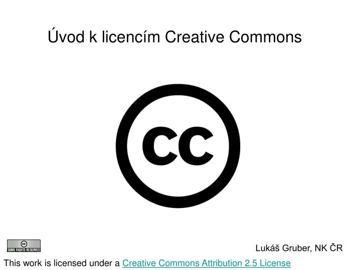 vod k licenc m creative commons