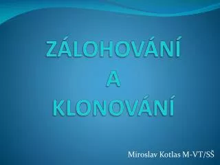 z lohov n a klonov n