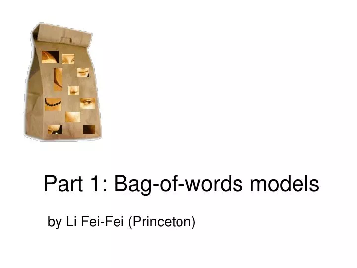 part 1 bag of words models