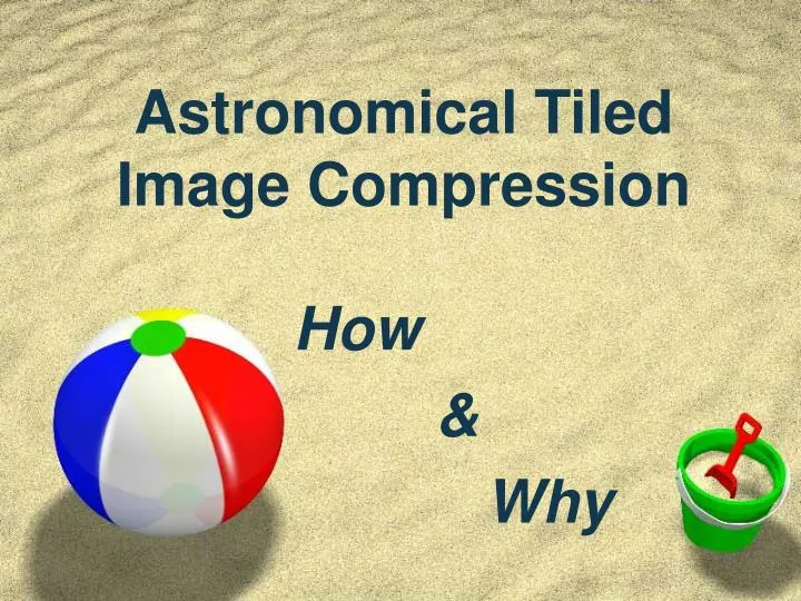 astronomical tiled image compression