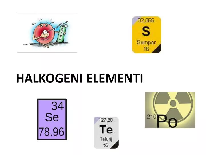 halkogeni elementi