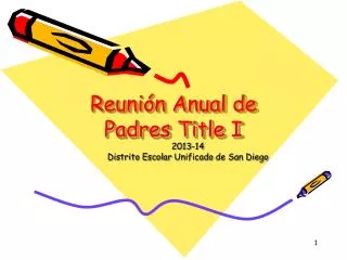 reuni n anual de padres title i