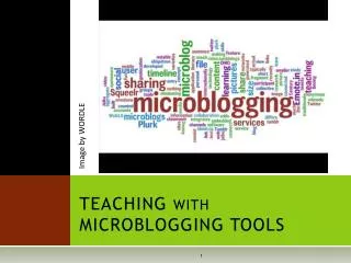 TEACHING with MICROBLOGGING TOOLS