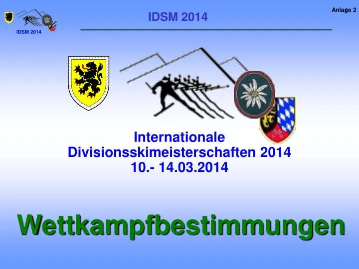 idsm 2014
