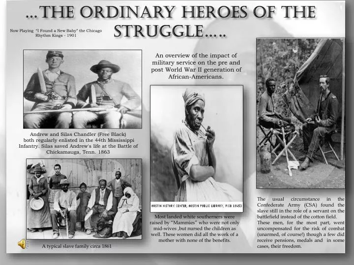 the ordinary heroes of the struggle