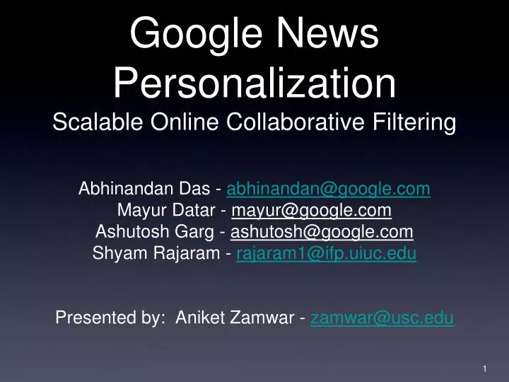 google news personalization scalable online collaborative filtering