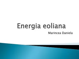 energia eoliana