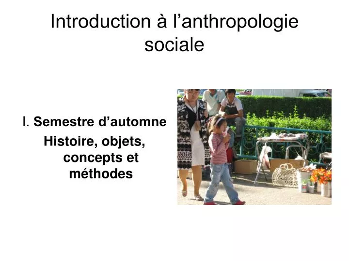 introduction l anthropologie sociale
