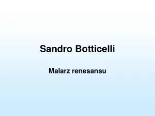 sandro botticelli