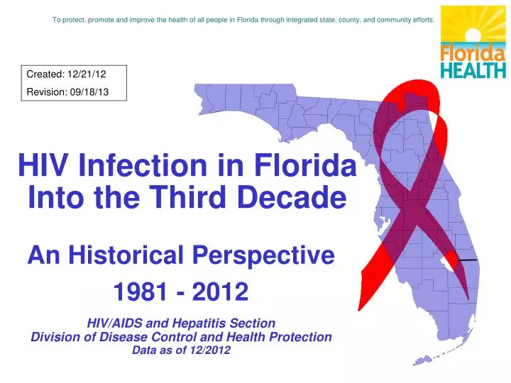hiv infection in florida into the third decade