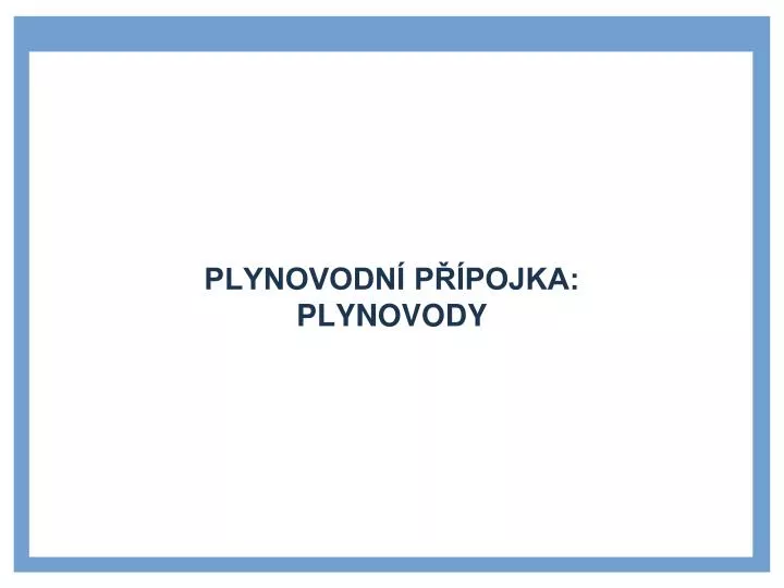 plynovodn p pojka plynovody