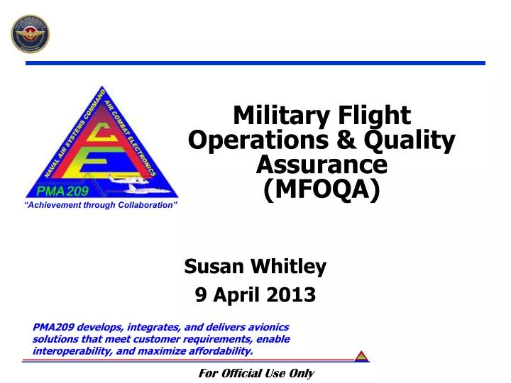 military flight operations quality assurance mfoqa