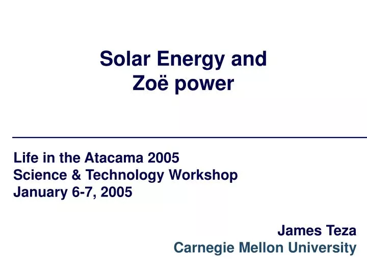 solar energy and zo power