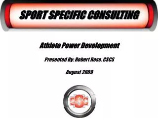 SPORT SPECIFIC CONSULTING