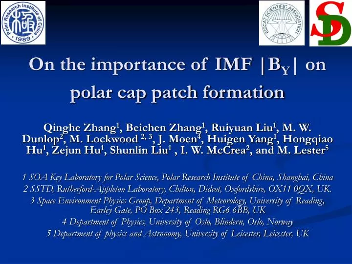 on the importance of imf b y on polar cap patch formation