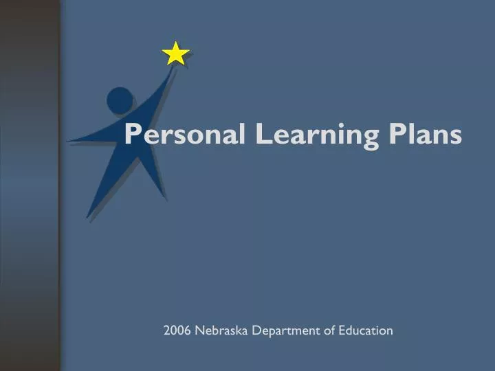 personal learning plans