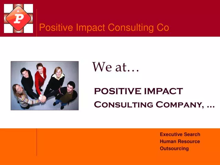 positive impact consulting company