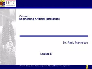 Course: Engineering Artificial Intelligence