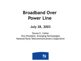 Broadband Over Power Line