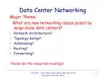 Data Center Networking - slide 1