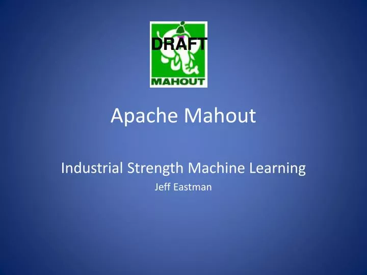 apache mahout